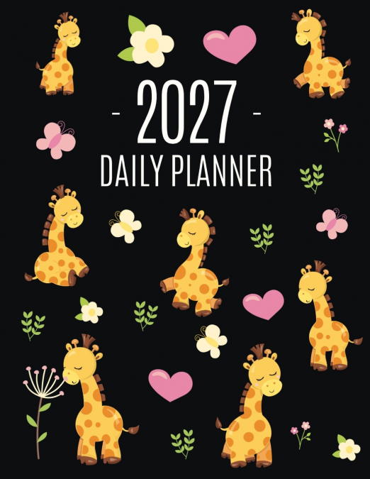 Cute Giraffe Planner 2027