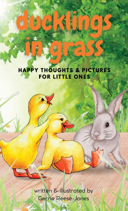 Ducklings In Grass