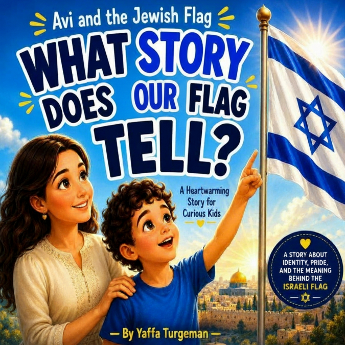 Avi and the Jewish Flag