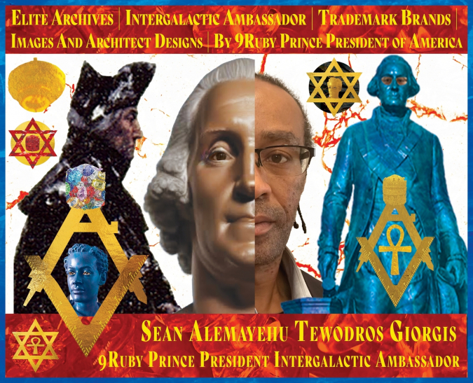 Sean Alemayehu Tewodros Giorgis presents Da Archives Spades Collection Book. Prince President Giorgis Ancient Heads Of Spades Editions And Intergalactic Ambassador Spades Series. Hologram And Color Ga