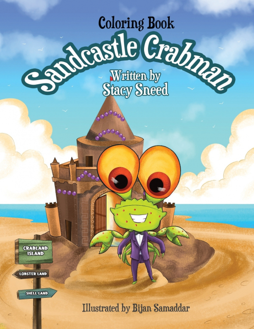 Sandcastle Crabman Coloring Book