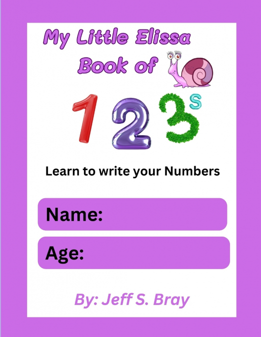 My Little Elissa Book of 123s
