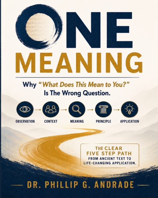 ONE MEANING