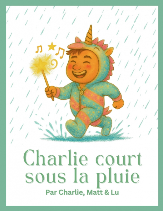 Charlie court sous la pluie